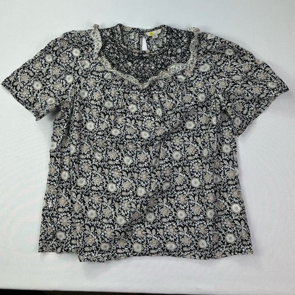 Boden Tops - Boden cotton floral blouse top size 10
